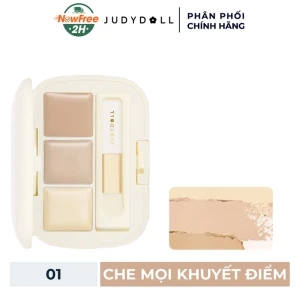 Bảng Che Khuyết Điểm Judydoll 3 Màu - 01 Che Phủ Cao 2.7g