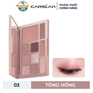 Bảng Phấn Mắt Carslan 10 Màu Đa Năng - 03 Tông Hồng 18g