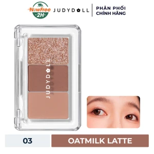 Bảng Phấn Mắt Judydoll 3 Màu - 03 Oatmilk Latte 2.5g