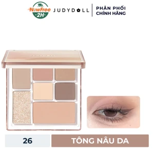 Bảng Phấn Mắt Judydoll 7 Màu - 26 Tông Nâu Nude 8.5g