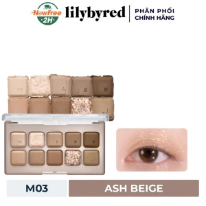 Bảng Phấn Mắt Lilybyred 10 Ô Màu M03 Ash Beige 10.5g