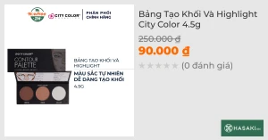 Bảng Tạo Khối Và Highlight City Color 4.5g