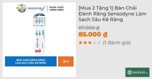 Bộ 3 Bàn Chải Đánh Răng Sensodyne Làm Sạch Sâu Kẽ Răng