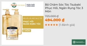 Bộ Chăm Sóc Tóc Tsubaki Phục Hồi, Ngăn Rụng Tóc 3 Món