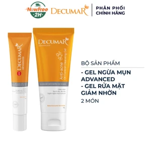 Bộ Decumar Advanced Chăm Da Mụn An Toàn, Hiệu Quả 2 Món