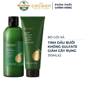 Bộ Gội Xả Bưởi Cocoon Không Sulfate Và Giảm Gãy Rụng (310ml/chai)