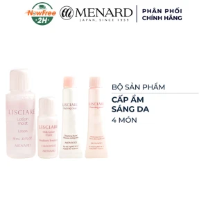 Bộ Sản Phẩm Menard Lisciare Dưỡng Ẩm Và Sáng Da 4 Món