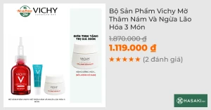 Bộ Sản Phẩm Vichy Mờ Thâm Nám Và Ngừa Lão Hóa 3 Món