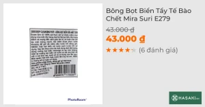 Bông Bọt Biển Tẩy Tế Bào Chết Mira Suri E279