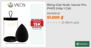 Bông Giọt Nước Vacosi Pro PH03 (Hộp 1 Cái)