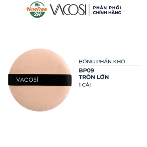 Bông Phấn Khô Vacosi Tròn Lớn BP09 (1 Cái)