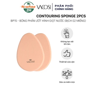 Bông Phấn Ướt Vacosi Hình Giọt Nước BP15 (2 Cái)