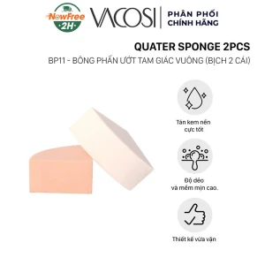 Bông Phấn Ướt Vacosi Tam Giác Vuông BP11 2 Miếng