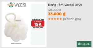 Bông Tắm Vacosi BP21