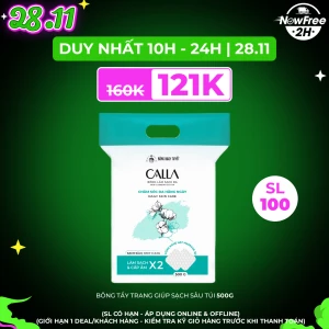 Bông Tẩy Trang Bông Bạch Tuyết Calla Giúp Sạch Sâu Túi 500g