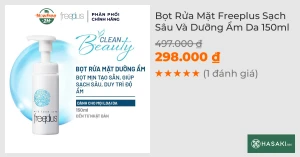 Bọt Rửa Mặt Freeplus Sạch Sâu Và Dưỡng Ẩm Da 150ml