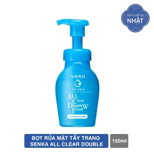 Bọt Rửa Mặt Tẩy Trang Senka Dưỡng Da Sáng Mịn 150ml 