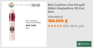 Bút Cushion Che Khuyết Điểm Maybelline 110 Fair 6ml