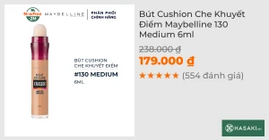 Bút Cushion Che Khuyết Điểm Maybelline 130 Medium 6ml