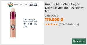 Bút Cushion Che Khuyết Điểm Maybelline 140 Honey 6ml