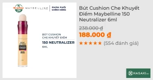Bút Cushion Che Khuyết Điểm Maybelline 150 Neutralizer 6ml