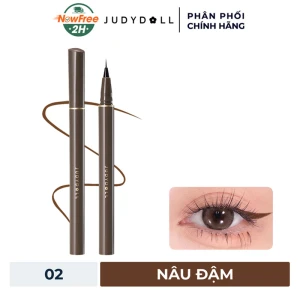 Bút Kẻ Mắt Nước Judydoll Siêu Mảnh - 02 Nâu Đậm 0.4g (Mới)