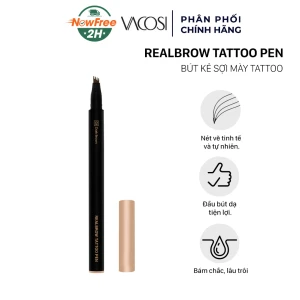 Bút Kẻ Sợi Mày Tatoo Vacosi 03 Dark Brown 3g