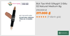 Bút Tạo Khối Silkygirl 2 Đầu 02 Natural Medium 8g