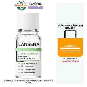 Chấm Mụn Lanbena Hỗ Trợ Giảm Mụn, Xẹp Mụn Trứng Cá 10ml