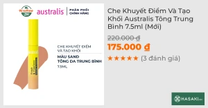 Che Khuyết Điểm Và Tạo Khối Australis Tông Trung Bình 7.5ml (Mới)