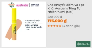 Che Khuyết Điểm Và Tạo Khối Australis Tông Tự Nhiên 7.5ml (Mới)