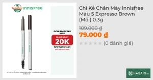 Chì Kẻ Chân Mày innisfree Màu 5 Expresso Brown (Mới) 0.3g