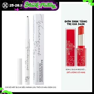 Chì Kẻ Mắt B.O.M Siêu Mảnh Lâu Trôi 01 Màu Đen 0.1g