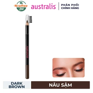 Chì Kẻ Mày Australis Không Thấm Nước Màu Nâu Sậm 1.15g