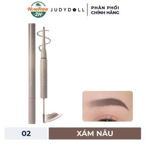 Chì Kẻ Mày Judydoll 2 Đầu Bền Màu - 02 Xám Nâu