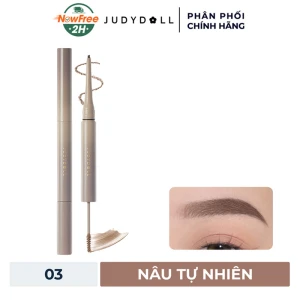 Chì Kẻ Mày Judydoll 2 Đầu Bền Màu - 03 Nâu Tự Nhiên