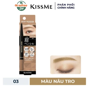 Chì Kẻ Mày Kissme Siêu Mịn Không Trôi 03 Màu Nâu Tro 0.09g