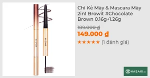 Chì Kẻ Mày & Mascara Mày 2in1 Browit Chocolate Brown 0.16g 1.26g