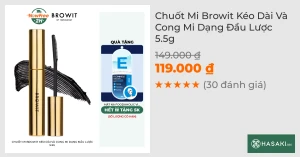 Chuốt Mi Browit Kéo Dài Và Cong Mi Dạng Đầu Lược 5.5g