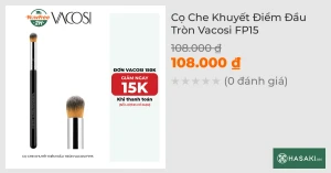 Cọ Che Khuyết Điểm Đầu Tròn Vacosi FP15