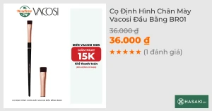 Cọ Định Hình Chân Mày Vacosi Đầu Bằng BR01