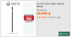 Cọ Mi Cuốn Xoắn Vacosi BR03