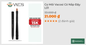 Cọ Môi Vacosi Có Nắp Đậy L01