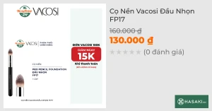 Cọ Nền Vacosi Đầu Nhọn FP17