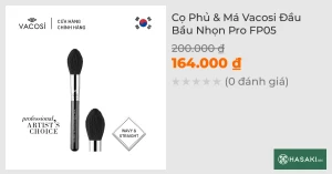 Cọ Phủ & Má Vacosi Đầu Bầu Nhọn Pro FP05