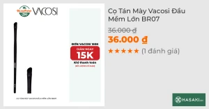 Cọ Tán Mày Vacosi Đầu Mềm Lớn BR07