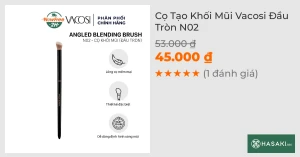 Cọ Tạo Khối Mũi Vacosi Đầu Tròn N02