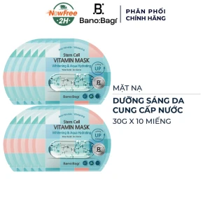 Combo 10 Mặt Nạ Banobagi Dưỡng Sáng, Cấp Nước Cho Da 30g