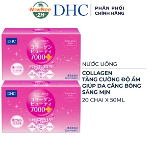 Combo 2 Thực Phẩm Bảo Vệ Sức Khỏe DHC Collagen Beauty 7000 Plus