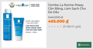 Combo La Roche-Posay Cân Bằng, Làm Sạch Cho Da Dầu